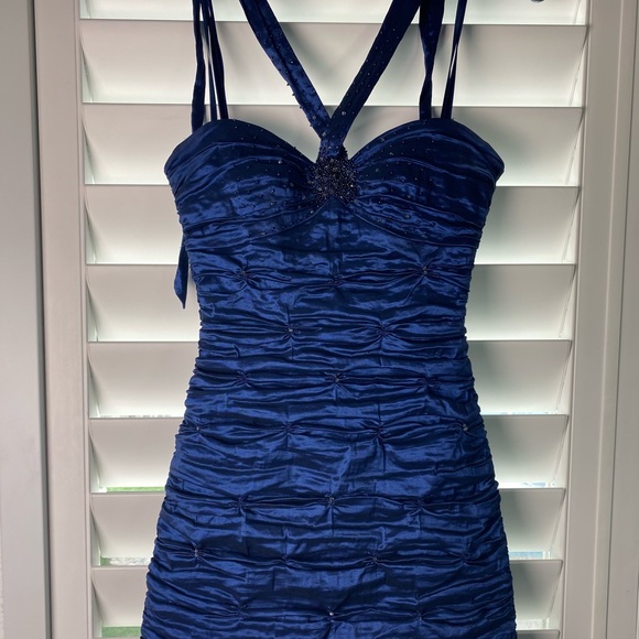 BCBG MaxAzria Mini Embellished Formal Dress - Picture 2 of 5